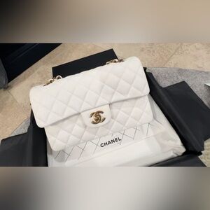 BNIB Chanel Classic Double Flap Gold Hardware